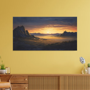 Ewige Horizonte Leinwanddruck