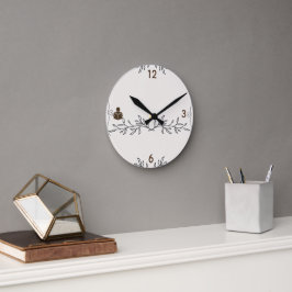Ewige Kapitel Vintage-Wanduhr Runde Wanduhr