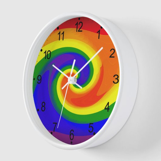 'Ewige Kollision' - Wanduhren (Winkel)