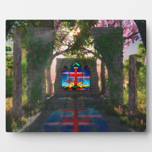 Ewige leichte Ostern Plaque Fotoplatte (Vorderseite)