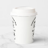 Ewige Liebe - 1 John 4:18 Biokunst Zitat Kunst Pappbecher (Links)