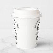 Ewige Liebe - 1 John 4:18 Biokunst Zitat Kunst Pappbecher (Rechts)