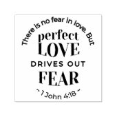 Ewige Liebe - 1 John 4:18 Biokunst Zitat Kunst Permastempel (Design)