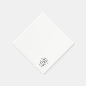 Ewige Liebe - 1 John 4:18 Biokunst Zitat Kunst Serviette (Ecke)