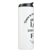 Ewige Liebe - 1 John 4:18 Biokunst Zitat Kunst Thermosbecher (Nach links gedreht)