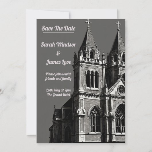 Ewige Liebe: Eine heilige Gewerkschaft Einladung (Vorderseite)