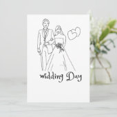 Ewige Liebe: Eine Hochzeit, um sich zu erinnern Einladung (Stehend Vorderseite)