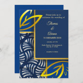 Ewige Liebe - Einladung zur Hochzeit (Vorne/Hinten)