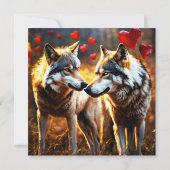 Ewige Liebe entfesselt: Valentinstag-Karte Einladung (Rückseite)