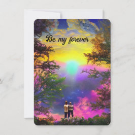 Ewige Liebe Feiertagskarte