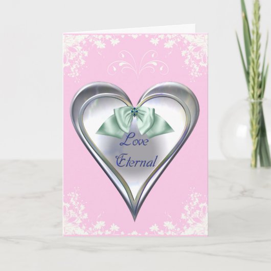 Ewige Liebe Feiertagskarte (Vorderseite)