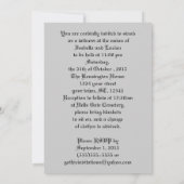 Ewige Liebe Gothic Vampire Hochzeit Einladung (Rückseite)