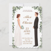 Ewige Liebe: Herzvereinigung Einladung (Rückseite)