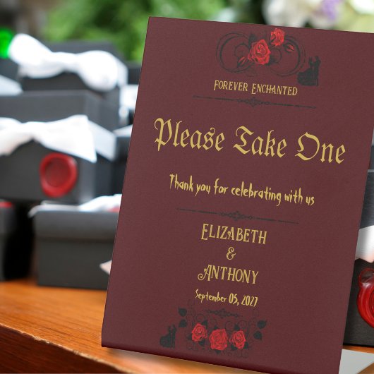 Ewige Liebe Hochzeitstabletop Zeichen Sockelschild