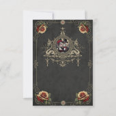 Ewige Liebe im Dunkeln. Dankeskarte (Rückseite)