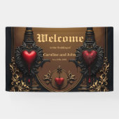 Ewige Liebe im Schatten der gotischen Finsternis. Banner (Horizontal)