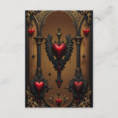 Ewige Liebe im Schatten der gotischen Finsternis. Begleitkarte (Rückseite)