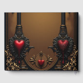 Ewige Liebe im Schatten der gotischen Finsternis. Gästebuch (Rückseite)