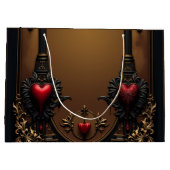 Ewige Liebe im Schatten der gotischen Finsternis. Große Geschenktüte (Rückseite)