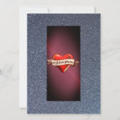 Ewige Liebe Karte (Rückseite)