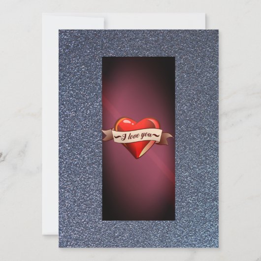 Ewige Liebe Karte (Rückseite)