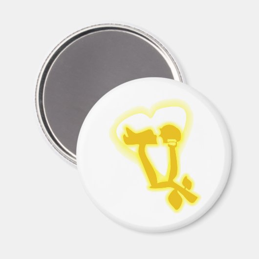 Ewige Liebe Magnet (Vorderseite/Rückseite)