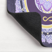 Ewige Liebe Mandala Mousepad (Ecke)