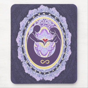 Ewige Liebe Mandala Mousepad