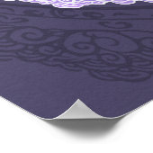 Ewige Liebe Mandala Poster (Ecke)