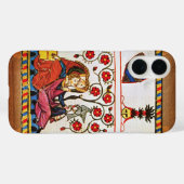 EWIGE LIEBE MONOGRAMM Pergament Case-Mate iPhone Hülle (Rückseite (Horizontal))