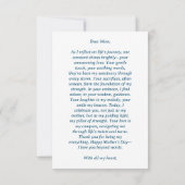 "Ewige Liebe: Muttertagskarte Collecti Dankeskarte (Rückseite)