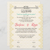 Ewige Liebe Nikah Zertifikat (Vorne/Hinten)