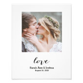 Ewige Liebe | Personalisiertes Hochzeitsstift Foto (Vorne)