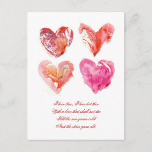 Ewige Liebe Postkarte