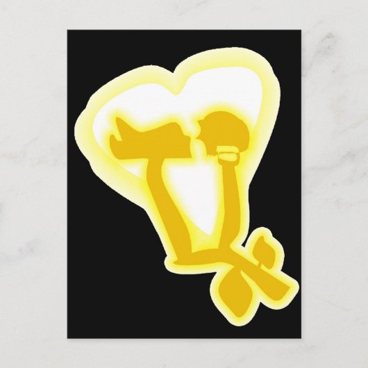 Ewige Liebe Postkarte (Vorderseite)