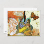 Ewige Liebe Postkarte (Vorne/Hinten)