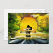 Ewige Liebe Postkarte (Vorne/Hinten)