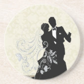 ewige Liebe Sandstein Untersetzer (Vorne)