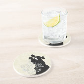 ewige Liebe Sandstein Untersetzer (Seite)