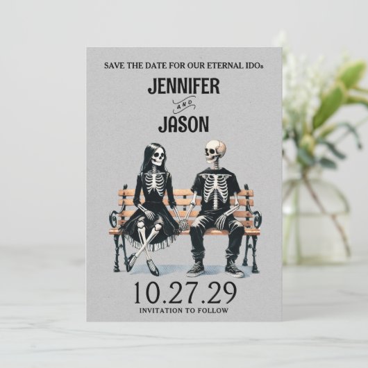 Ewige Liebe Save the Date (Stehend Vorderseite)