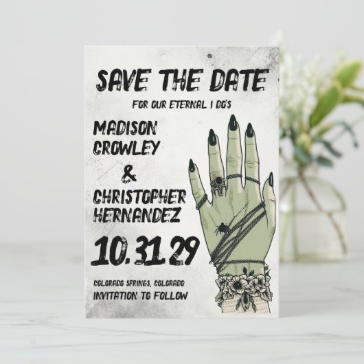 Ewige Liebe Save The Date (Stehend Vorderseite)