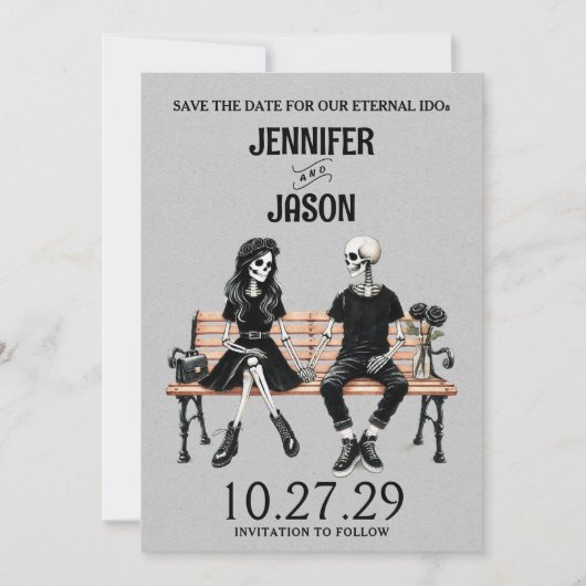 Ewige Liebe Save the Date (Vorderseite)