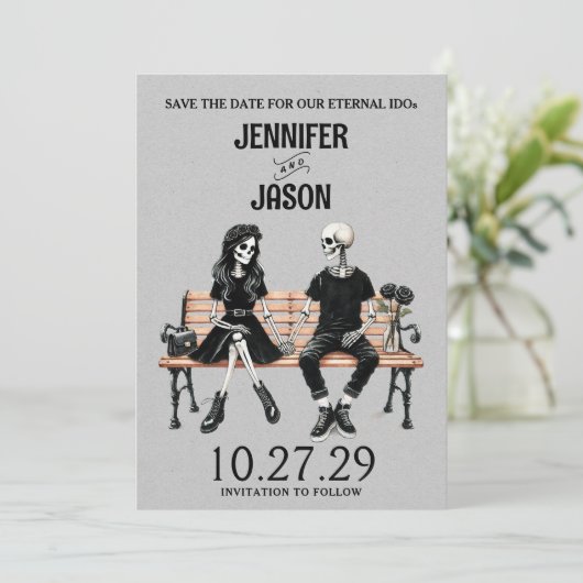 Ewige Liebe Save the Date (Stehend Vorderseite)