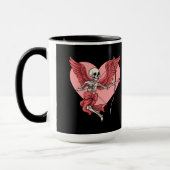 Ewige Liebe Skeleton Angel Tasse (Links)