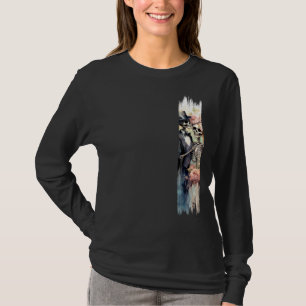Ewige Liebe Skelette Pinselstrich T-Shirt