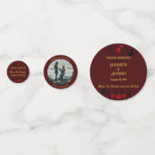 Ewige Liebe Story Table Confetti Konfetti (Vorderseiten)