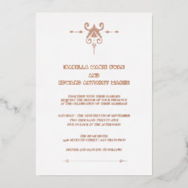 Ewige Liebe Twilight Bella und Edward Wedding Folieneinladung