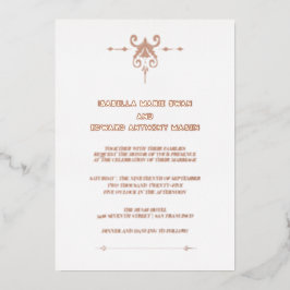 Ewige Liebe Twilight Bella und Edward Wedding Folieneinladung