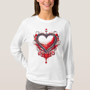Ewige Liebe verkörpert Design. T-Shirt