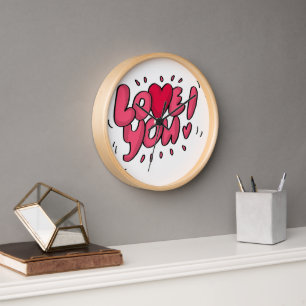 "Ewige Liebe Verzauberung - Zeitloser Romantischer Uhr